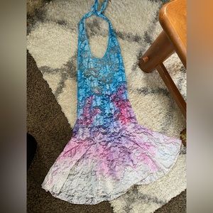 Vibrant Swim Suit Cover Up Dress